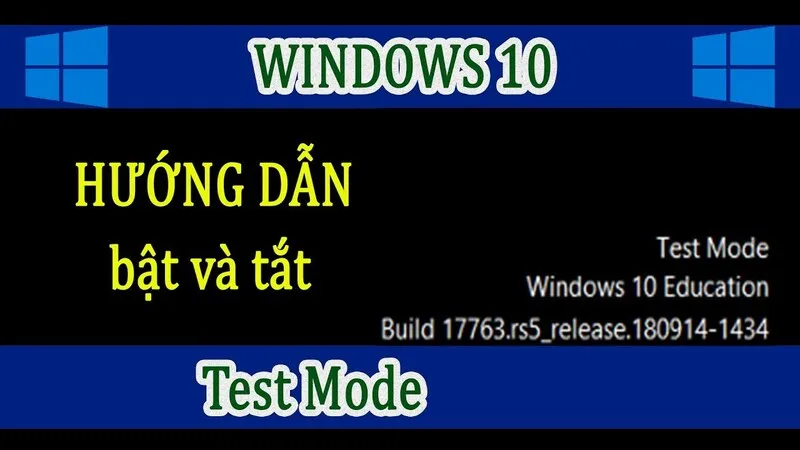 Hướng dẫn tắt test mode Win 10 đúng cách 8 Tat test mode Win 10 13