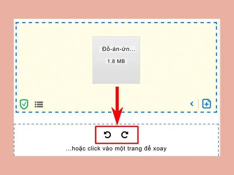 Xoay file PDF tren laptop 25