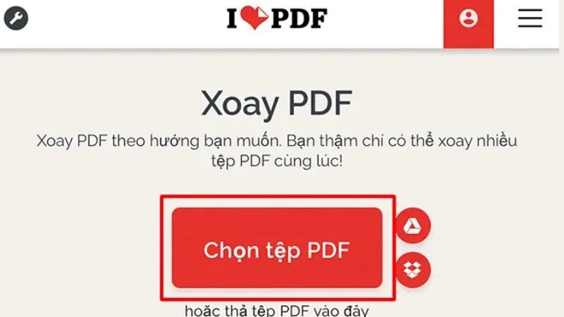 Xoay file PDF tren laptop 26