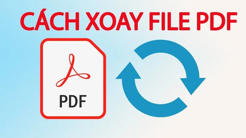 Xoay file PDF tren laptop 8