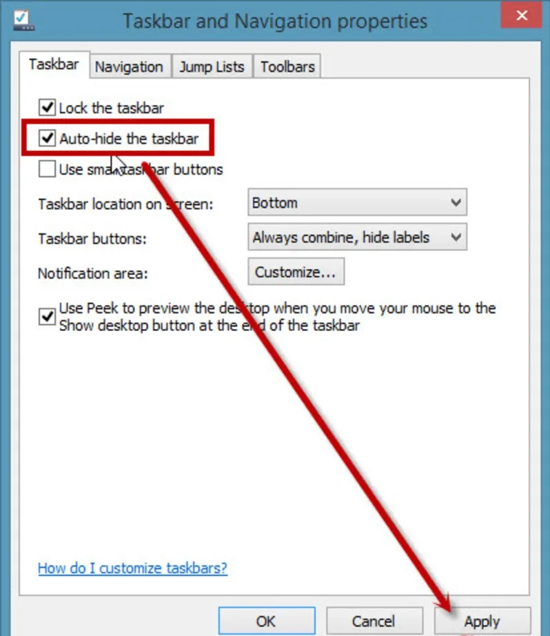 Cach chinh thanh Taskbar trong win 7 5 e1772530624172