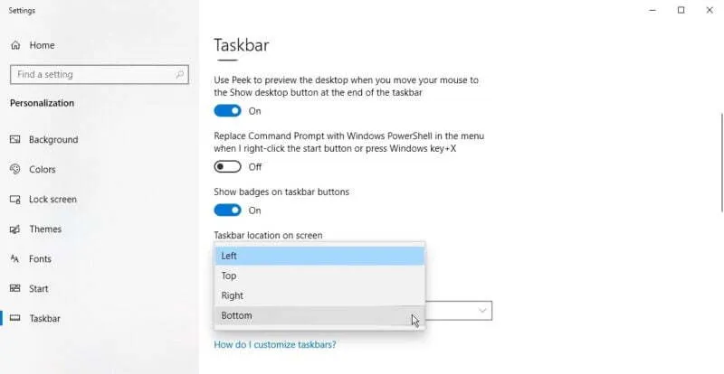 Cach chinh thanh Taskbar trong win 7 7