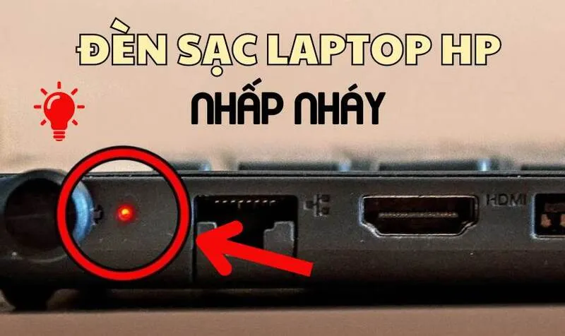 Dèn báo sạc pin nháp nháy 9