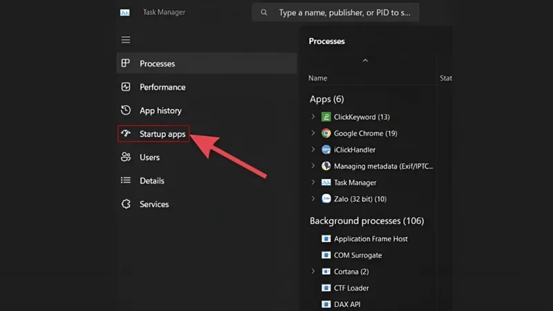 Loi laptop khong vao duoc man hinh chinh 12