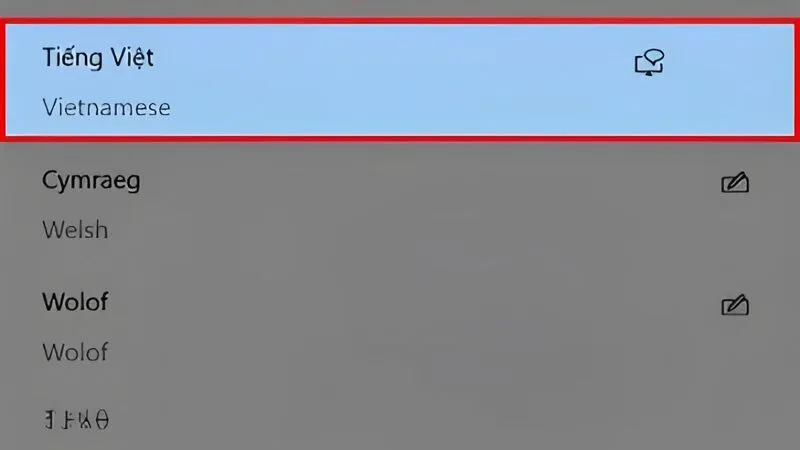 Thay đổi ngôn ngữ win 10