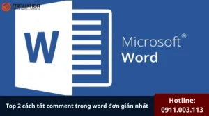 Cach tat comment trong word 8