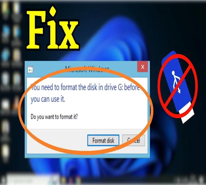 Loi You need to format the disk in drive before you can use it 12