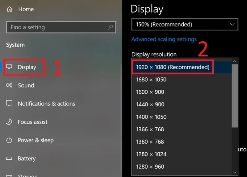 Man hinh may tinh bi phong to 17