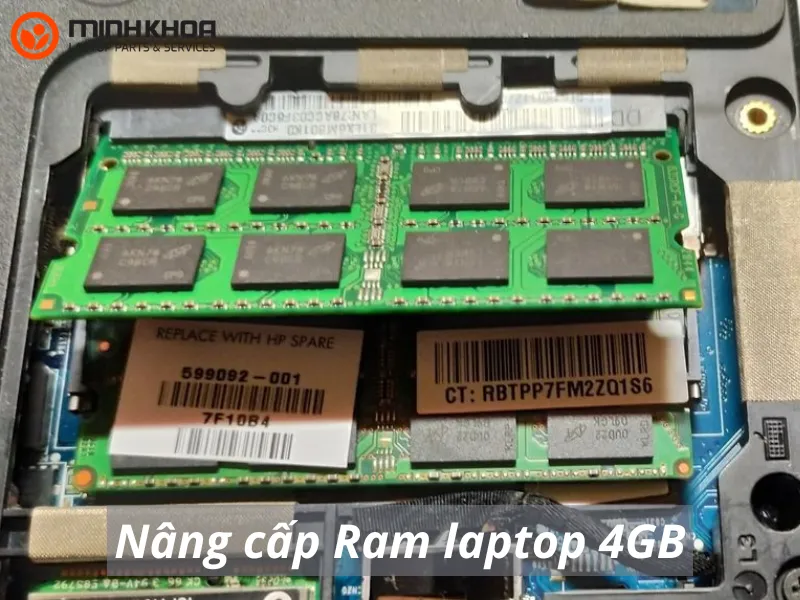 Nâng cấp Ram laptop 4GB
