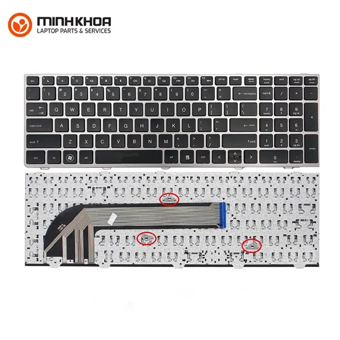 Ban phim laptop HP 4740 co khung