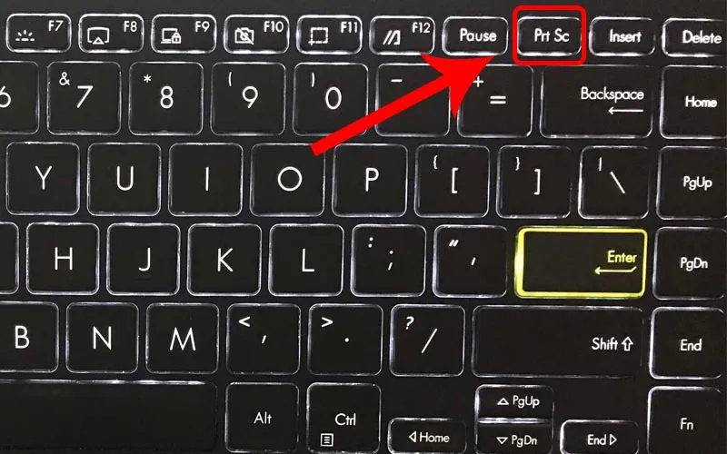 Cach chup man hinh may tinh Lenovo 15