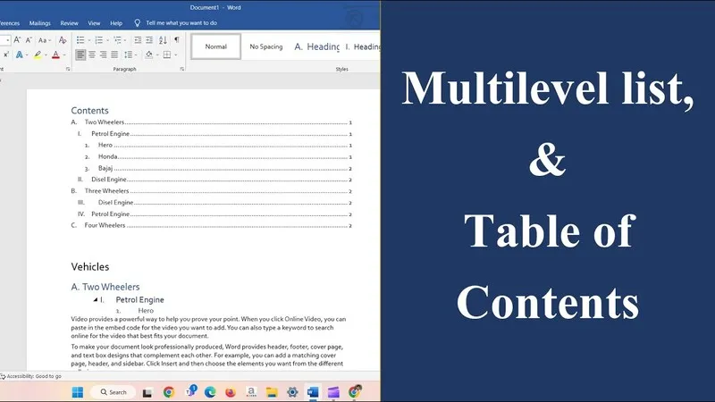 Danh so thu tu 1.1 1.2 trong Word 25