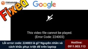 Loi error code 224003 5
