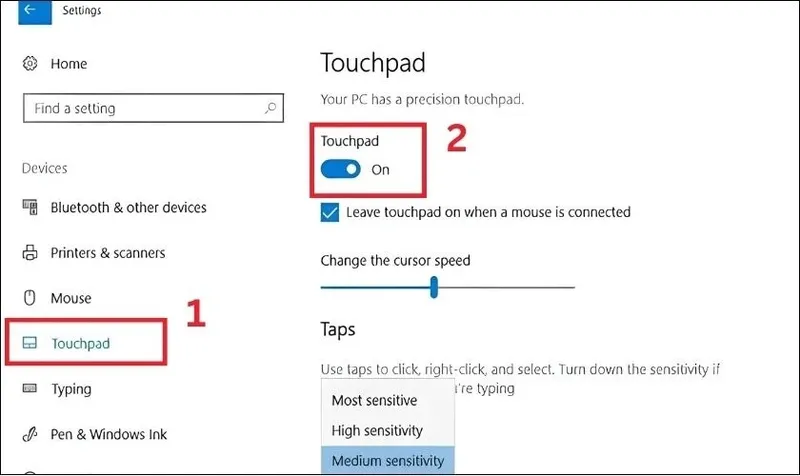 Điểm danh phần mềm khóa chuột cảm ứng trên Win 10 & 11 10 Phan mem khoa chuot cam ung 5
