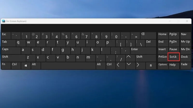 Scroll Lock la gi 12