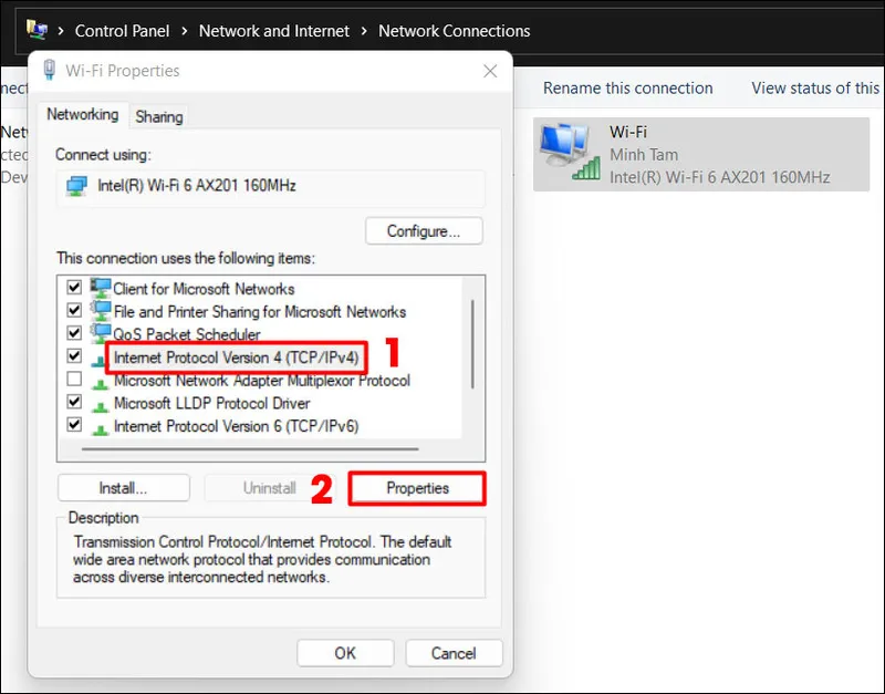 Thay doi dia chi IP win 10 2