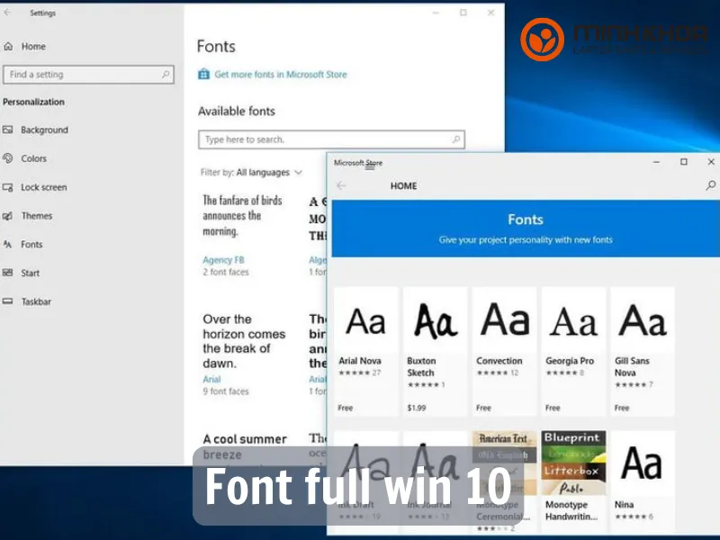 Font full win 10