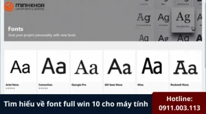 Font full win 10 5