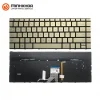 Ban phim laptop HP zin led 13AD gold 13AC