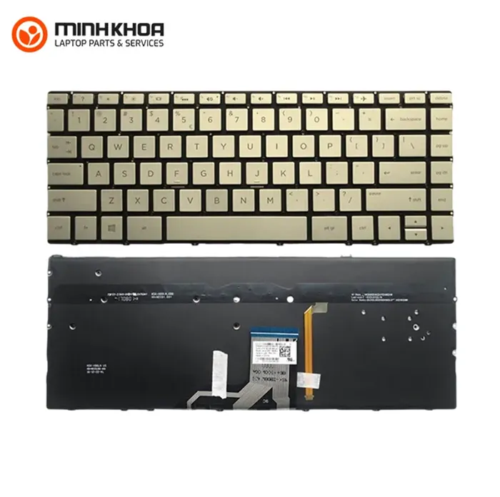 Ban phim laptop HP zin led 13AD gold 13AC