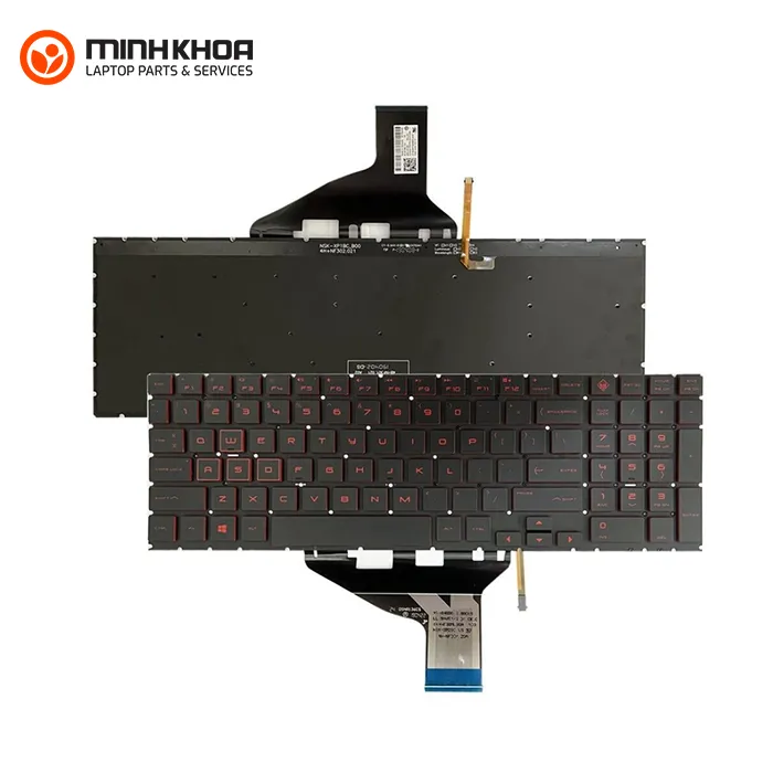 Ban phim zin led do laptop HP Omen 15DC 15DH