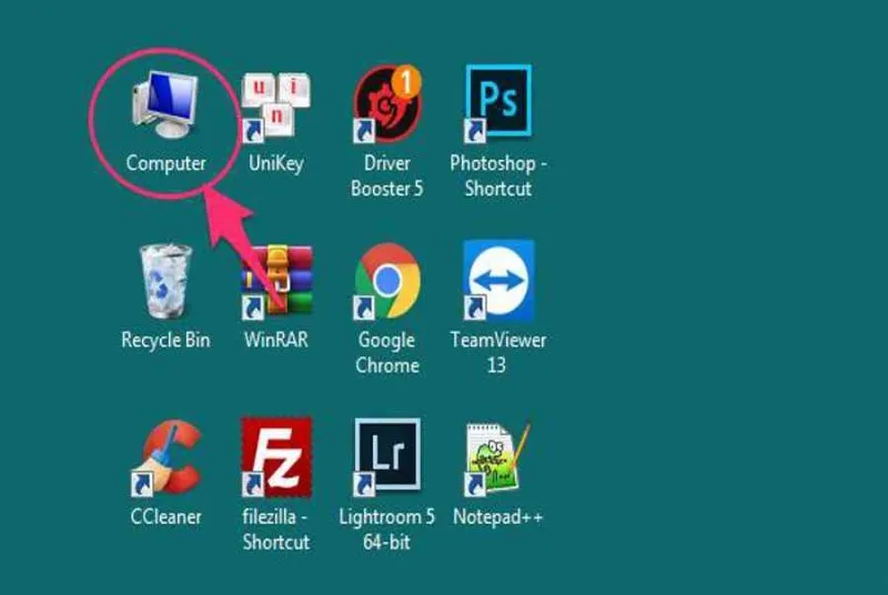 Cach dua bieu tuong My Computer ra Desktop Win 10 10