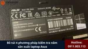 Kiem tra nam san xuat laptop Asus 7