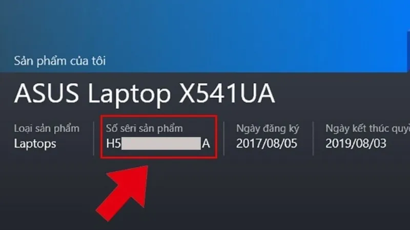 Bỏ túi 4 phương pháp kiểm tra năm sản xuất laptop Asus 2 Kiem tra nam san xuat laptop Asus 9