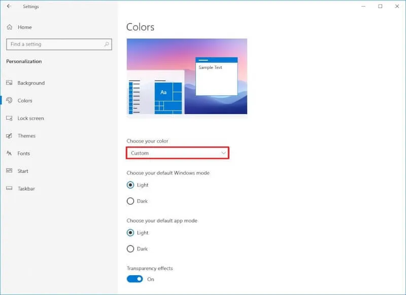 Thay doi giao dien man hinh desktop 2