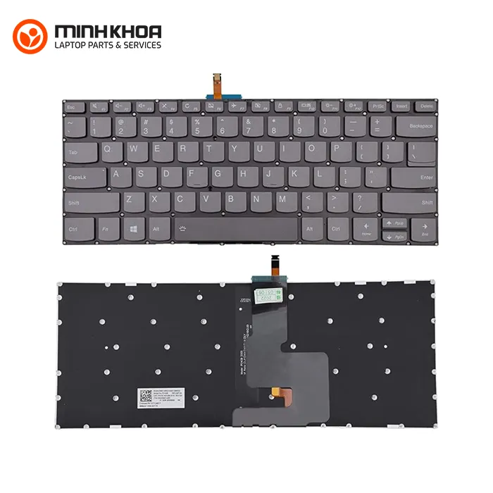 Ban phim zin led laptop Lenovo IdeaPad 320 14 xam Khong nguon 520 14 3 14IIL05