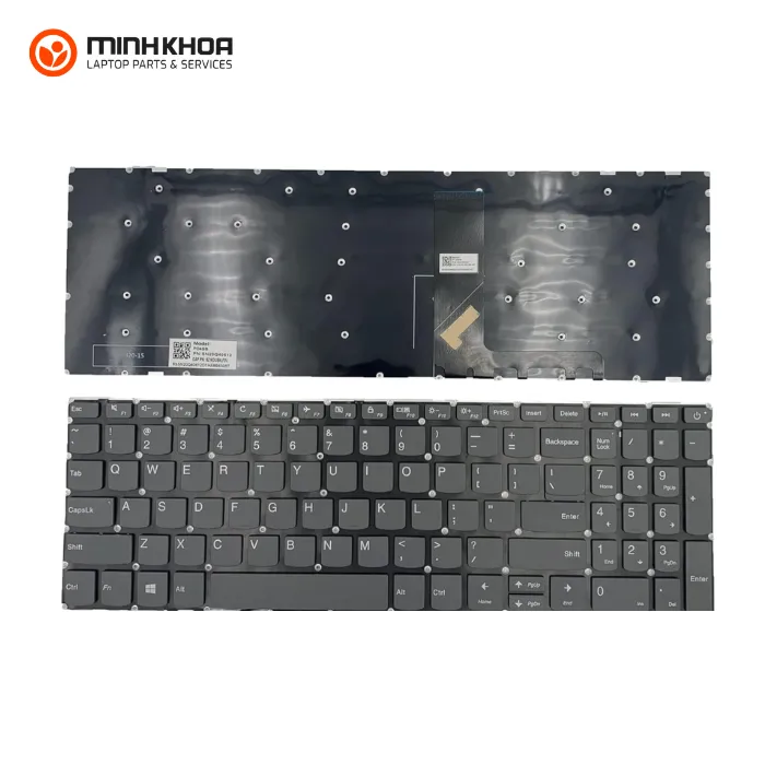 Ban phim zin led laptop Lenovo IdeaPad 320 15 xam Khong nguon 3 15IIL05 330 15