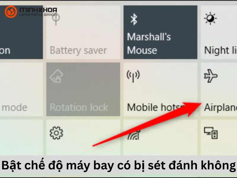 Bật chế độ máy bay có bị sét đánh không (2) Bật chế độ máy bay có bị sét đánh không (2)