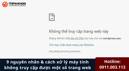 May tinh khong truy cap duoc mot so trang web 5