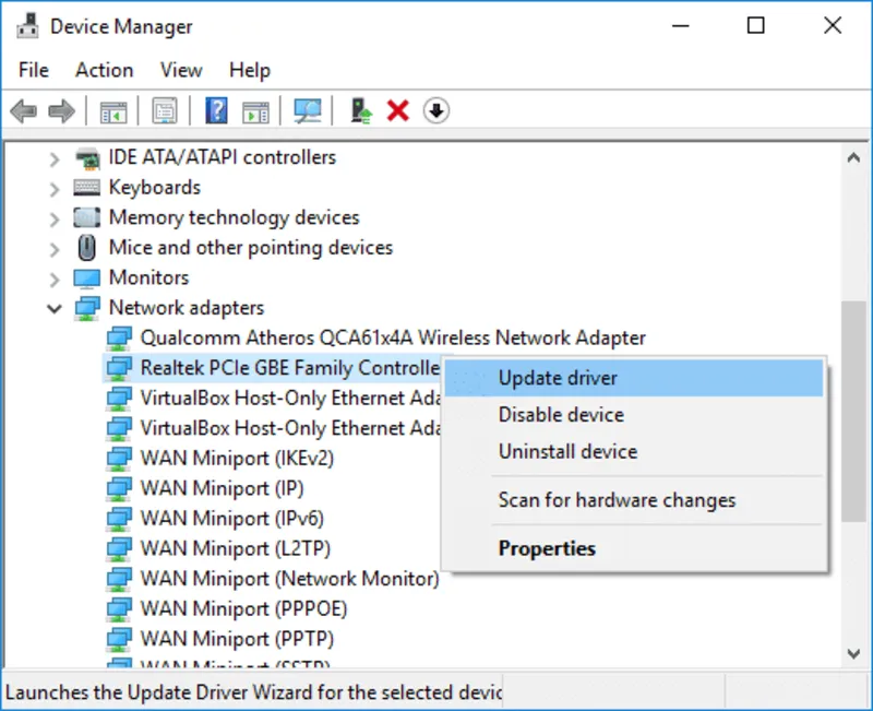 Cách cập nhật driver điều khiển Ethernet của bạn trên Windows (31) Cách cập nhật driver điều khiển Ethernet của bạn trên Windows (31)