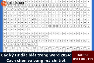 Các ký tự đặc biệt trong word 2024 (21)