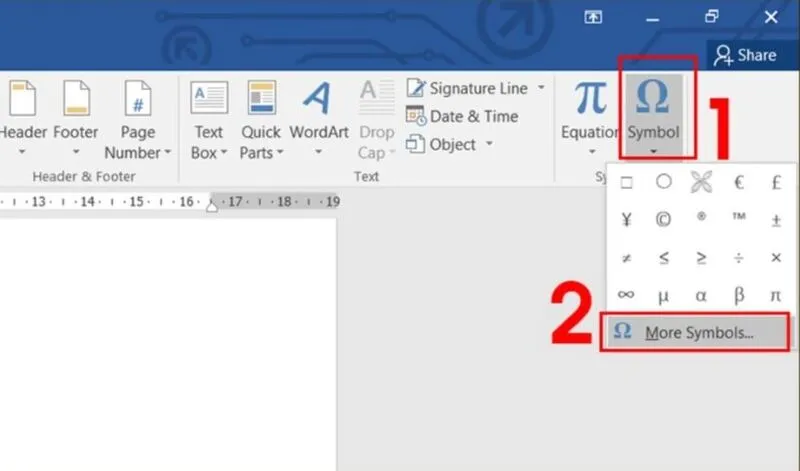 Các ký tự đặc biệt trong word 2024 (22)