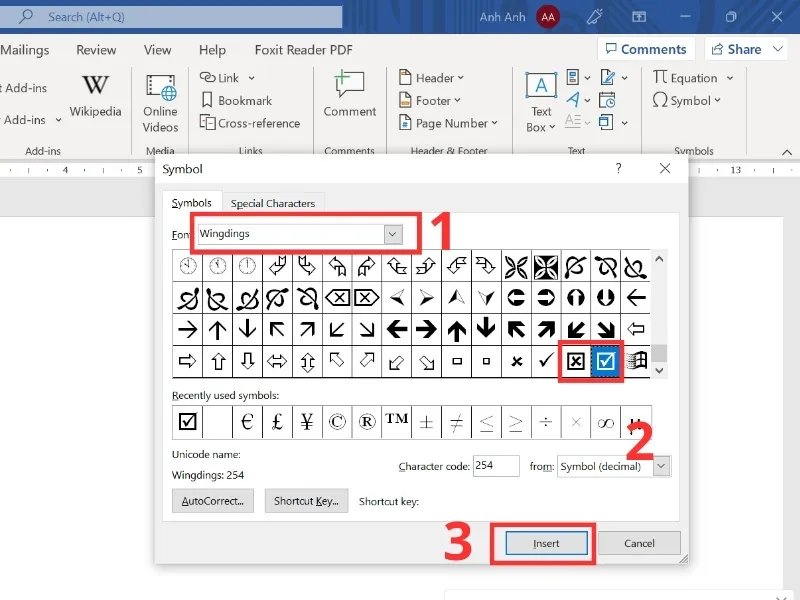 Các ký tự đặc biệt trong word 2024 (29)