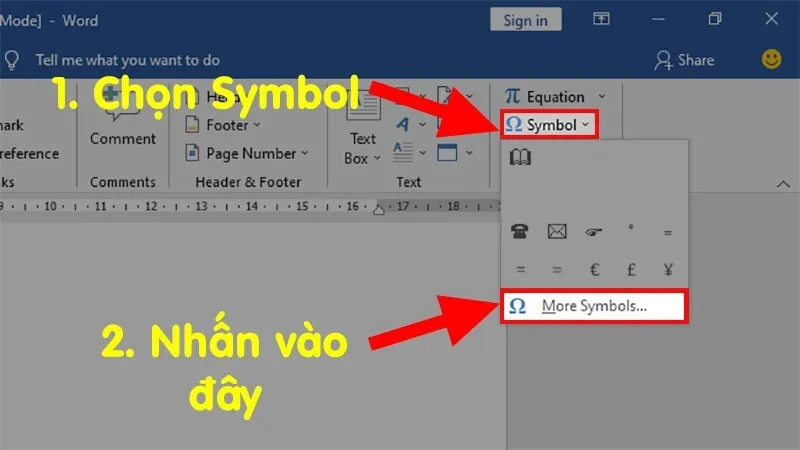 Các ký tự đặc biệt trong word 2024 (4)