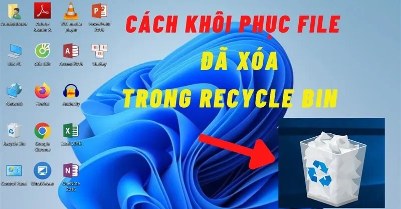 Cách lấy lại file đã xóa khỏi thùng rác (15) Cách lấy lại file đã xóa khỏi thùng rác (15)