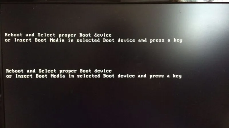 Reboot and select proper boot device (19)